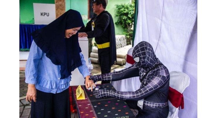 Indonesia lures voters with ghouls, superheros and tons of fun
