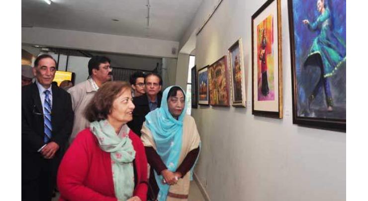 Three days exhibition of calligraphy continue at RAC
