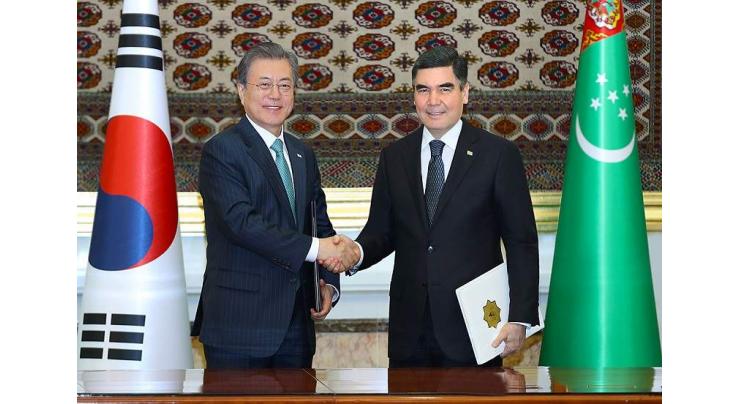 President of the Republic of Korea paid a state visit to Turkmenistan