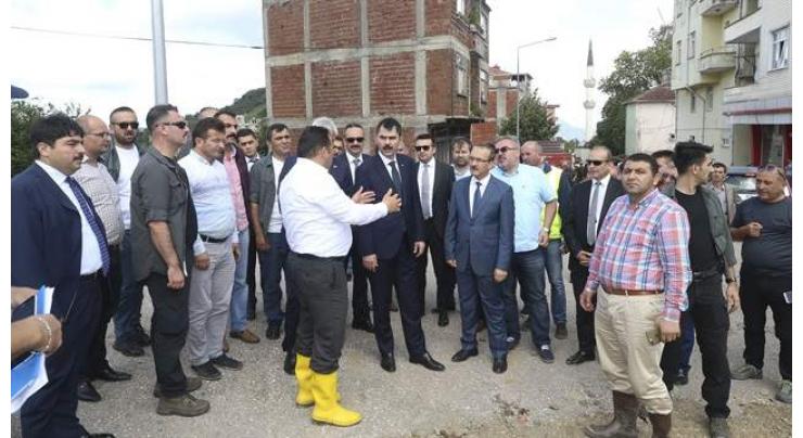 Provincial ministers visit flood affected areas
