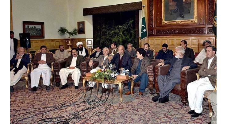 MNAs from newly merged districts call on KP Governor
