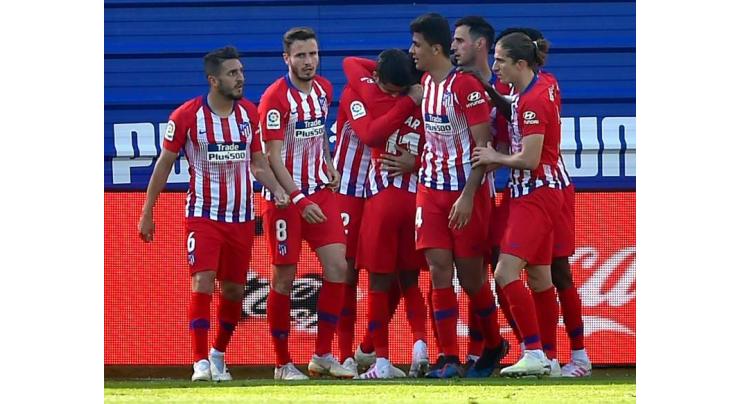 Atletico extend lead over Real with narrow win over Eibar

