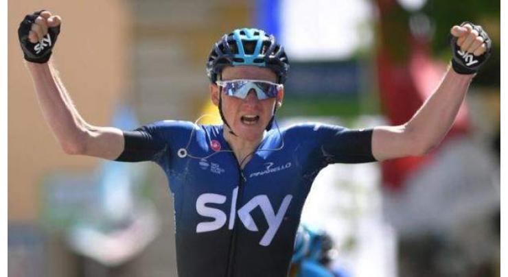 Briton Geoghegan Hart claims first career win in Alps
