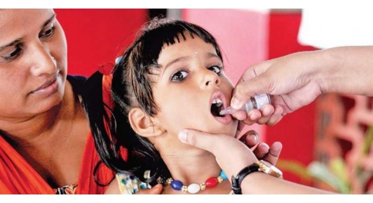 Polio vaccination drive continues
