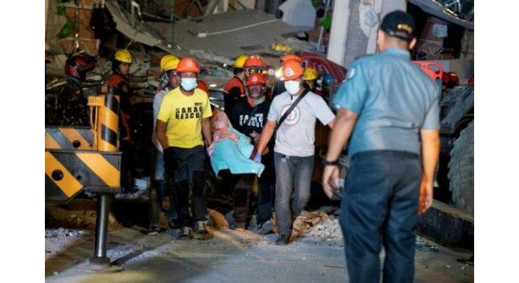 Second quake strikes as Philippines hunts for survivors
