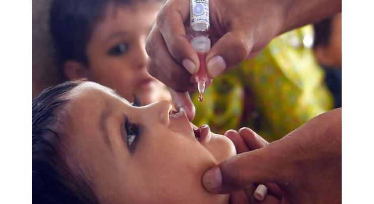 39 million children to be vaccinated during ongoing anti-polio drive
