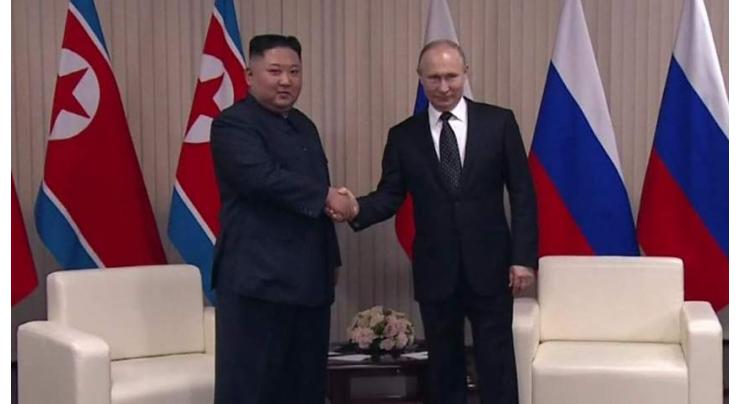 Vladimir Putin and Kim Jong-un pledge stronger ties in Vladivostok