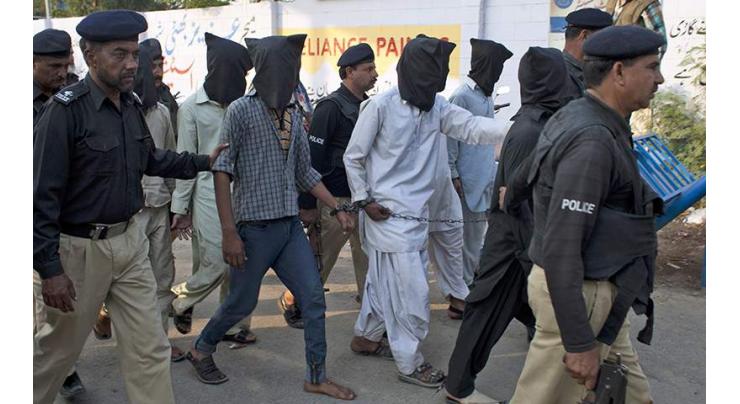 13 absconders among 98 suspects held in Karachi
