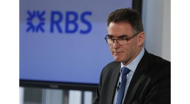Royal Bank of Scotland says CEO resigns
