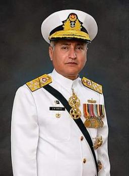 الوفد العسكري الأمريكي يلتقي رئيس أركان القوات البحرية الباكستانية