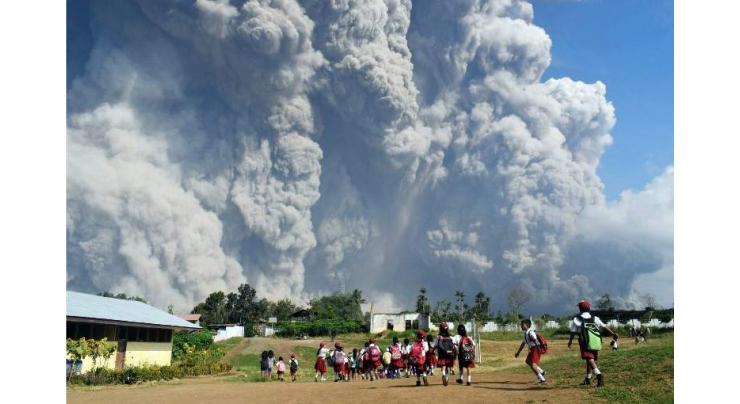 Indonesia's Mt. Sinabung spews massive smoke-and-ash column
