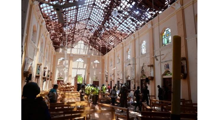 Sri Lanka's bombed church partially opens for prayers
