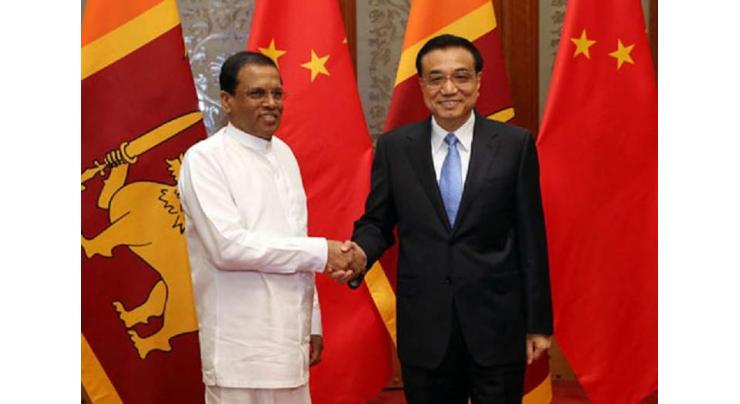 Chinese premier meets Sri Lankan president
