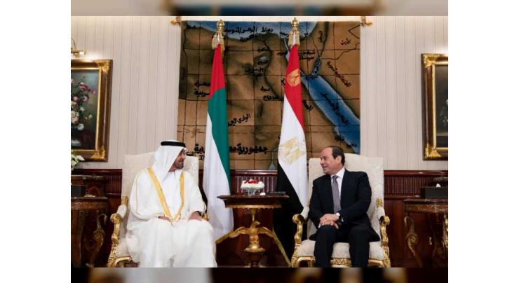 Mohamed bin Zayed, Egyptian President review regional developments