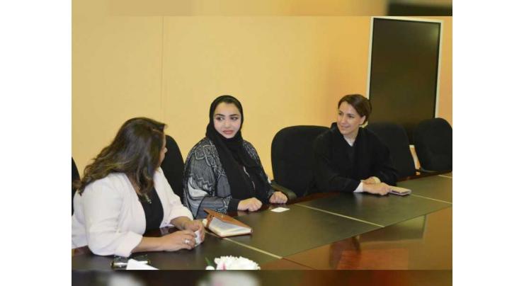 Maryam Al Mehairi visits Al Noor Training Centre for people with disabilities