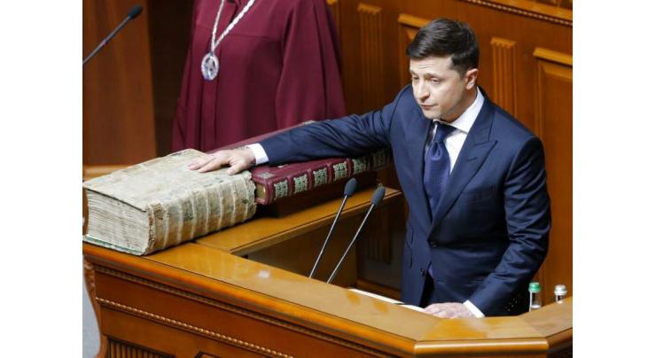 Zelenskiy Takes Office as Ukrainian President