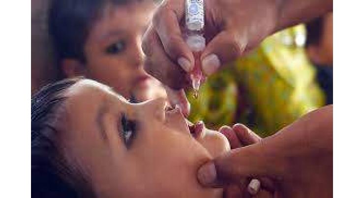 328,556 children to be immunized under polio vaccination drive
