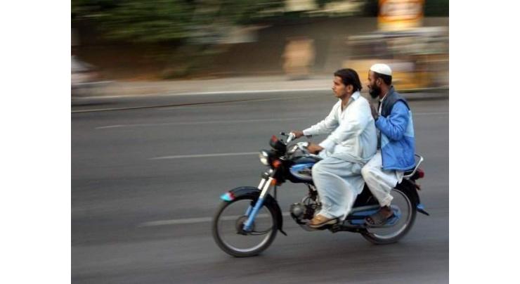 Pillion riding banned in Rawalpindi
