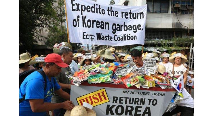 South Korea to ship back trash it dumped in Philippines: Philippine finance department
