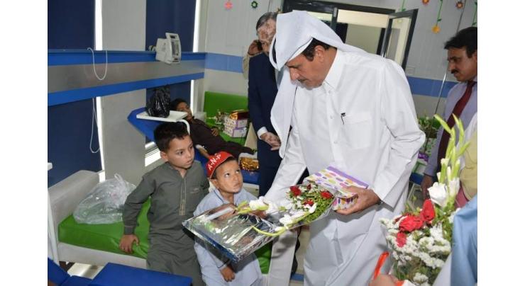 His Excellency the Ambassador of the State of Qatar visits Pakistan Thalassemia Center and donates medicines