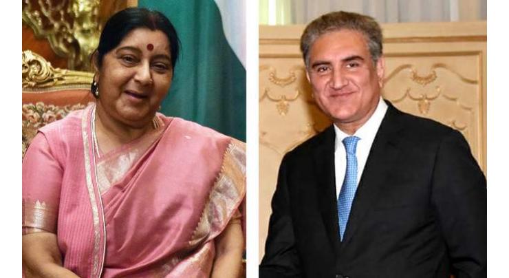 Pakistan ready to hold talks with India, Qureshi tells Sushma
