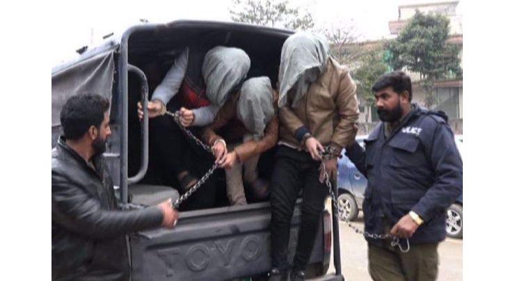 Police arrest 9 wheelie-doers in Sialkot
