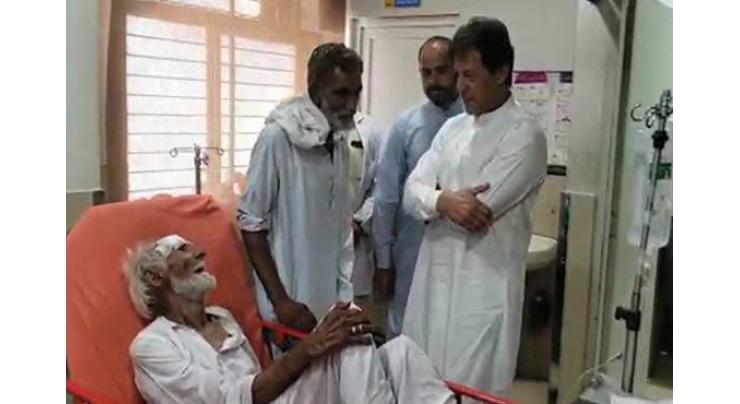   Prime Minister Imran Khan pays surprise visit to DHQ hospital Sargodha
