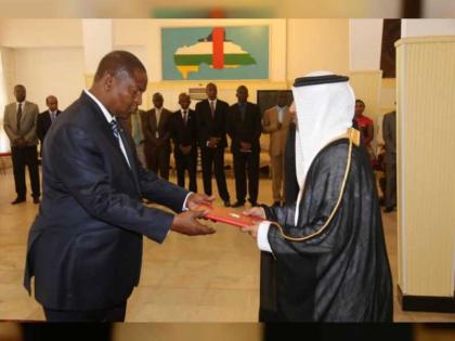 سفير الدولة يقدم أوراق اعتماده سفيرا غير مقيم في أفريقيا الوسطى