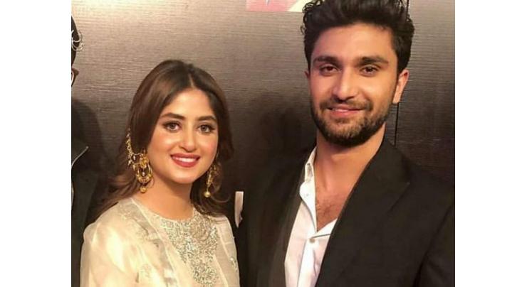 Saboor Aly extends heartfelt wishes over Sajal, Ahad’s engagement