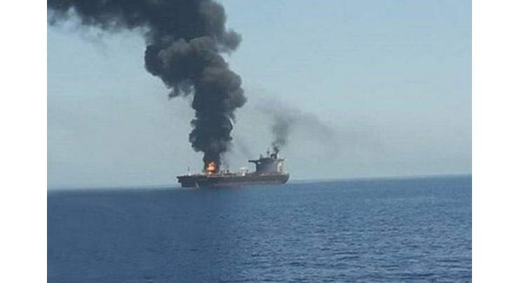 Oil Tanker Hit by Blast in Gulf of Oman Seems to Have Caused No Pollution - Shipping Firm