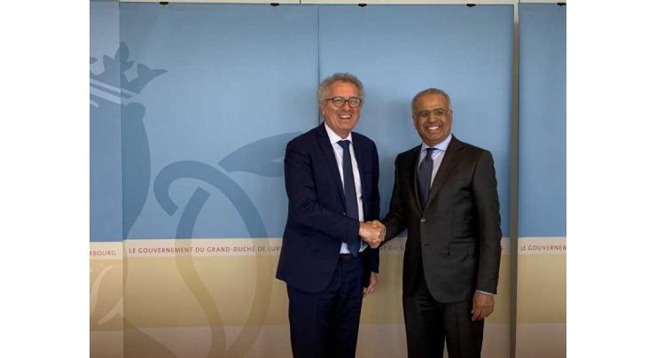 Al Tayer meets Luxembourg’s Finance Minister