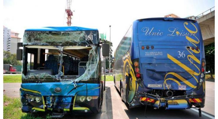 Dozen killed in Indonesia bus crash after passenger argument
