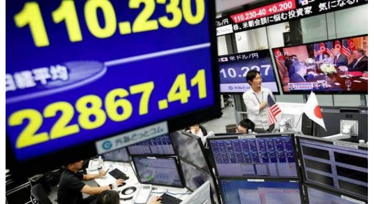 Tokyo stocks close lower amid lingering concern over trade 18 June 2019
