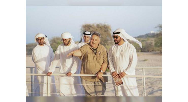 Hamdan bin Zayed visits Sir Bani Yas Church and Monastery