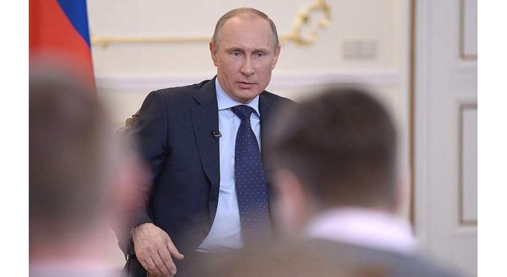  President Vladimir Putin's 'Direct Line' Q&A Session With Russian Nationals