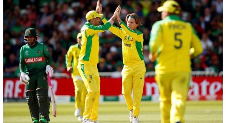 Australia beat Bangladesh by 48 runs in Cricket World Cup
