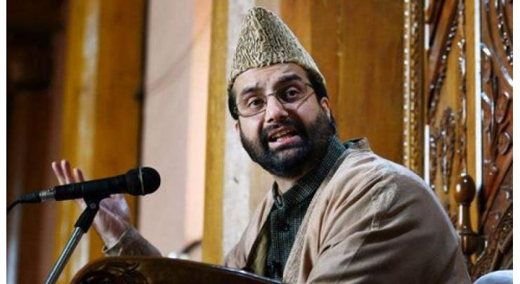Chairman of Hurriyat forum, Mirwaiz Umar Farooq urges India, Pakistan to resolve Kashmir dispute
