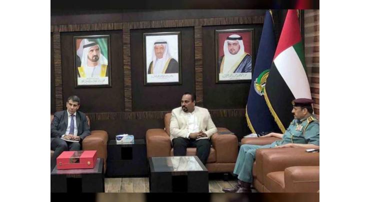 Fujairah Police Commander-in-Chief meets with UNISDR representatives
