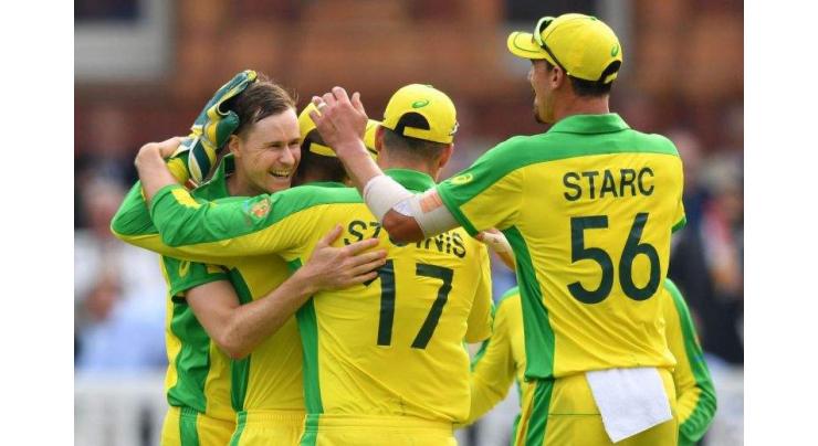Australia reach Cricket World Cup semis with 64-run win against England
