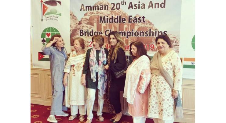 Pak women bridge team wins gold medal in Jordan
