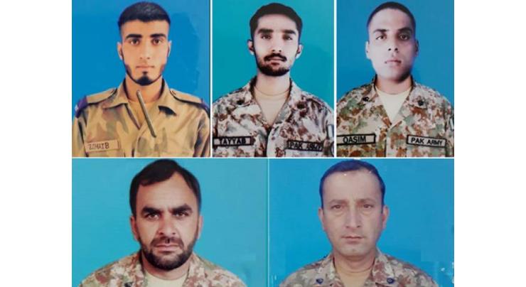 Five Army soldiers embrace martyrdom, one injured in Chamb sector blast
