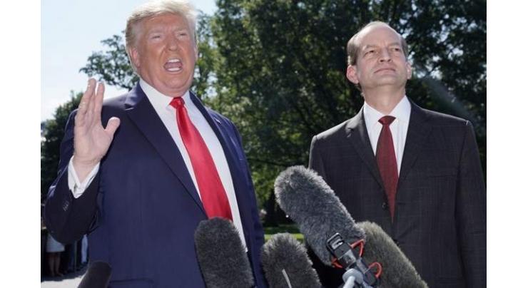 US Labor Secretary Acosta announces resignation over Epstein affair
