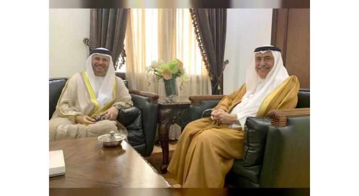 Saudi Foreign Minister receives Gargash in Jeddah