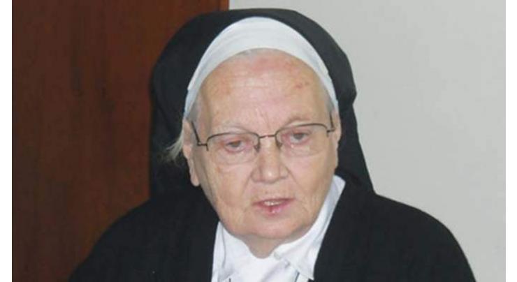 Sister Berchmans conferred on Benedict Medal for lifetime teaching in Pakistan
