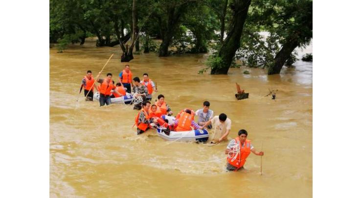 China rescues over 14,165 people in flood season
