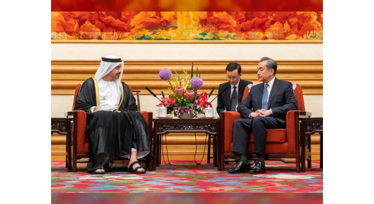 Abdullah bin Zayed, China&#039;s State Councillor discuss latest regional and global developments