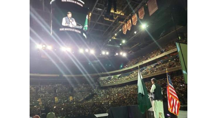 Imran Khan beats Modi’s record in attracting huge crowd in US