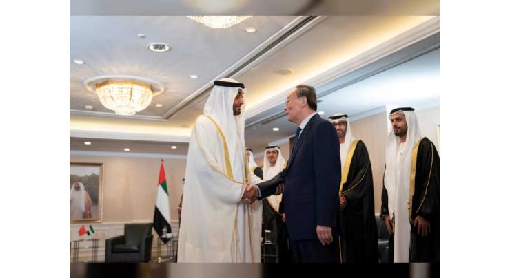 Mohamed bin Zayed meets Chinese VP