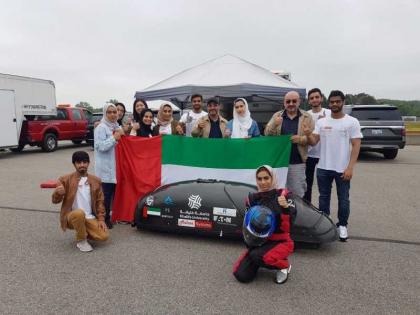 المركز الثامن لفريق طلبة جامعة خليفة في مسابقة عالمية لمهندسي السيارات