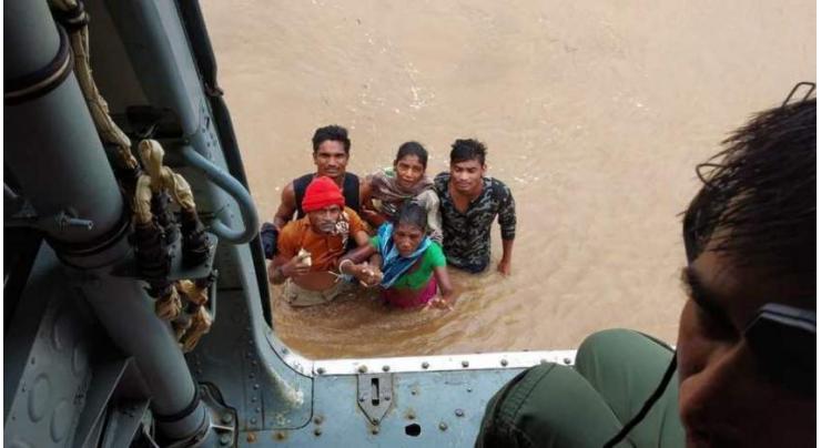 Rescue and relief efforts beefed up in 4 Indian states